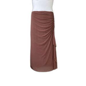 River Island Plus Maxi Skirt US Size 18 stretchy rushed cocktail party lined